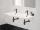 Eleganta álló mosdócsaptelep 170 mm leeresztő nélkül EL 012.20GB, grafit
