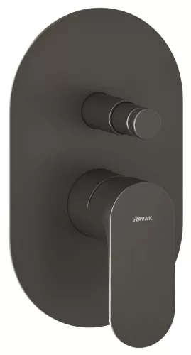 Eleganta falba süllyesztet csaptelep, automatikus, kétutas, belső egységgel EL 061.20GB.O2, grafit