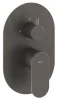Eleganta falba süllyesztett csaptelep, kétutas, belső egység nélkül EL 065.20GB.O2.RB07E, grafit