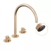 Espirit álló mosdócsaptelep, 3 furatos 270 mm leeresztő nélkül ES 018.60RGB, rose gold