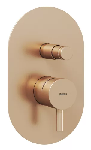 Espirit falba süllyesztet csaptelep, automatikus kétutas, belső egységgel ES 061.60RGB.O2, rose gold