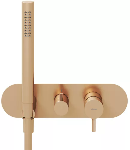Espirit falba süllyesztett csaptelep szettel, kétutas, belső egység nélkül ES 065.60RGB.O2.RB07D.+S, rose gold