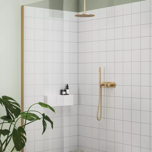 Espirit falba süllyesztett csaptelep szettel, kétutas, belső egység nélkül ES 065.60RGB.O2.RB07D.+S, rose gold