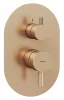 Espirit falba süllyesztett csaptelep, kétutas, belső egység nélkül ES 065.60RGB.O2.RB07E, rose gold