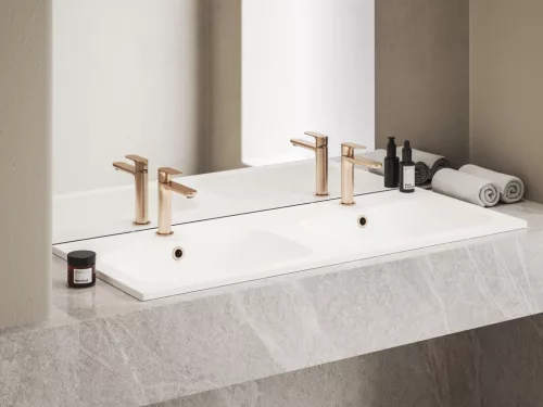 Eleganta álló mosdócsaptelep 170 mm leeresztő nélkül EL 012.60RGB, rose gold