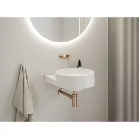   Eleganta falba süllyesztett mosdócsaptelep belső egység nélkül EL 019.60RGB.O1.RB07B, rose gold