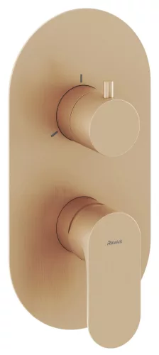 Eleganta falba süllyesztett csaptelep, háromutas, belső egység nélkül EL 068.60RGB.O3.RB07F, rose gold