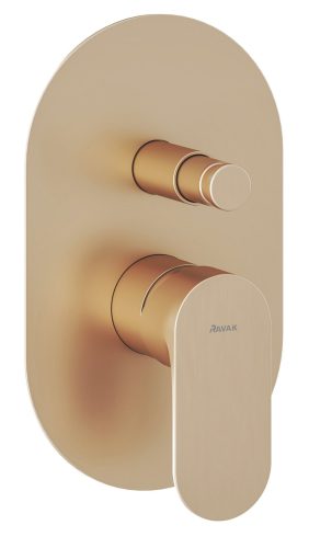 Eleganta falba süllyesztet csaptelep, automatikus, kétutas, belső egységgel EL 061.60RGB.O2, rose gold