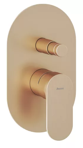 Eleganta falba süllyesztet csaptelep, automatikus, kétutas, belső egységgel EL 061.60RGB.O2, rose gold