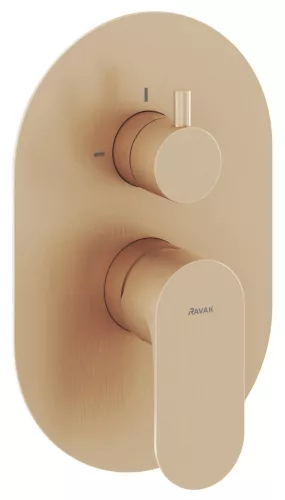 Eleganta falba süllyesztett csaptelep, kétutas, belső egység nélkül EL 065.60RGB.O2.RB07E, rose gold