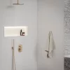 Eleganta falba süllyesztett csaptelep, kétutas, belső egység nélkül EL 065.60RGB.O2.RB07E, rose gold