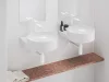 Eleganta álló mosdócsaptelep 220 mm leeresztő nélkül EL 014.10WV, White Velvet