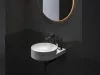 Eleganta álló mosdócsaptelep 220 mm leeresztő nélkül EL 014.20BLM, matt fekete