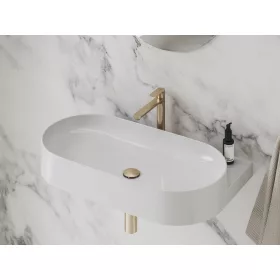   Eleganta álló mosdócsaptelep 220 mm leeresztő nélkül EL 014.60RGB, rose gold
