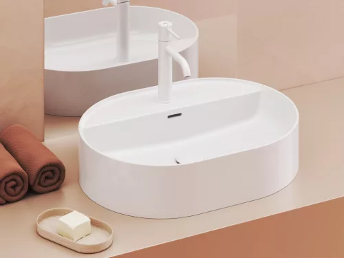 Espirit álló mosdócsaptelep BeCool 190 mm leeresztő nélkül ES 012.11WV, White Velvet