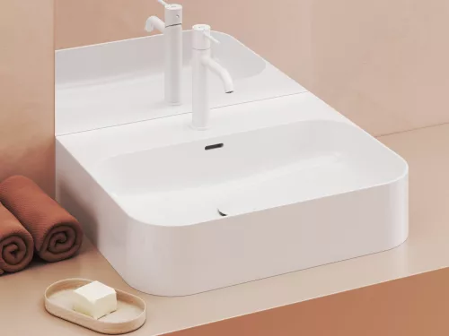 Espirit álló mosdócsaptelep BeCool 190 mm leeresztő nélkül ES 012.11WV, White Velvet
