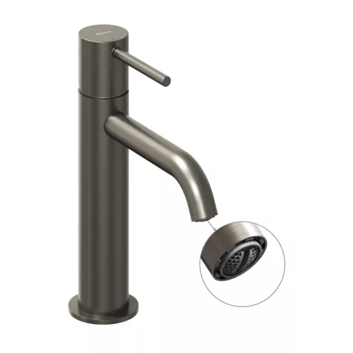 Espirit álló mosdócsaptelep BeCool 190 mm leeresztő nélkül ES 012.21GB, grafit