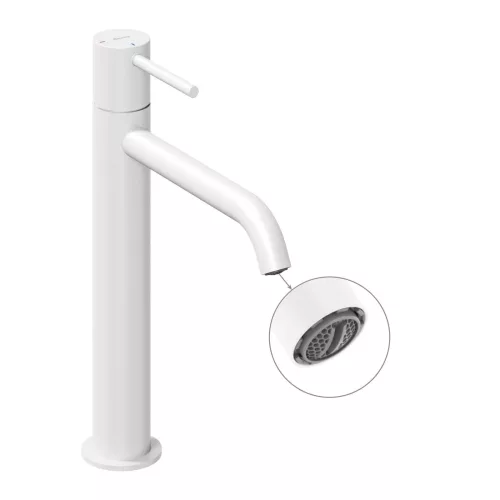 Espirit álló mosdócsaptelep BeCool 250 mm leeresztő nélkül ES 014.11WV, White Velvet