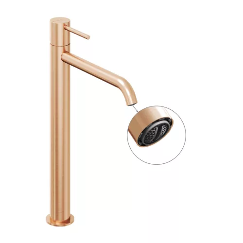 Espirit álló mosdócsaptelep BeCool 340 mm leeresztő nélkül ES 015.61RGB, rose gold