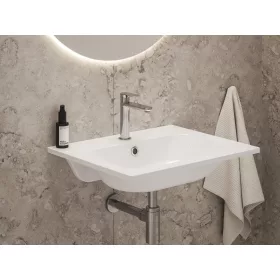   Eleganta álló mosdócsaptelep BeCool 174 mm leeresztő nélkül EL 012.01CR, Chrome