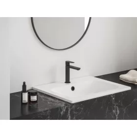   Eleganta álló mosdócsaptelep BeCool 174 mm leeresztő nélkül EL 012.21BLM, matt fekete