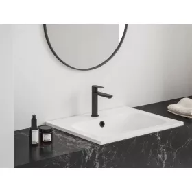   Eleganta álló mosdócsaptelep BeCool 174 mm leeresztő nélkül EL 012.21BLM, matt fekete