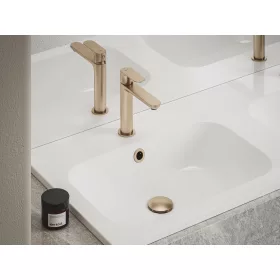   Eleganta álló mosdócsaptelep BeCool 174 mm leeresztő nélkül EL 012.61RGB, rose gold