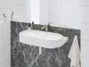 Eleganta álló mosdócsaptelep BeCool 220 mm leeresztő nélkül EL 014.01CR, Chrome
