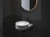 Eleganta álló mosdócsaptelep BeCool 220 mm leeresztő nélkül EL 014.21BLM, matt fekete