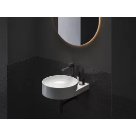   Eleganta álló mosdócsaptelep BeCool 220 mm leeresztő nélkül EL 014.21BLM, matt fekete