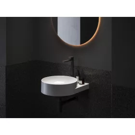   Eleganta álló mosdócsaptelep BeCool 335 mm leeresztő nélkül EL 015.21BLM, matt fekete