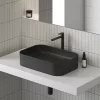 Eleganta álló mosdócsaptelep BeCool 335 mm leeresztő nélkül EL 015.21BLM, matt fekete