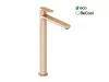 Eleganta álló mosdócsaptelep BeCool 335 mm leeresztő nélkül EL 015.61RGB, rose gold