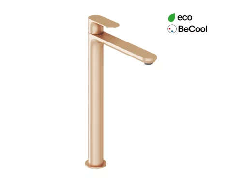 Eleganta álló mosdócsaptelep BeCool 335 mm leeresztő nélkül EL 015.61RGB, rose gold