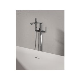   Flat padlón álló kádcsaptelep szettel FL 080.00CR.RB07A, króm