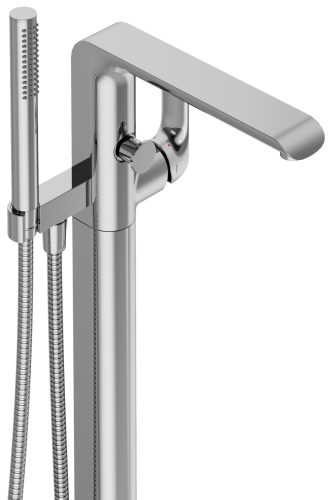 Flat padlón álló kádcsaptelep szettel FL 080.00CR.RB07A, króm