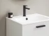 Chrome II mosdócsaptelep BeCool 175 mm lefolyó nélkül CR II 014.21BL, fekete
