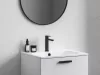 Chrome II mosdócsaptelep BeCool 175 mm lefolyó nélkül CR II 014.21BL, fekete