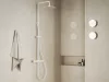 Espirit termosztátos zuhanyoszlop szettel ES 091.10WV, White Velvet