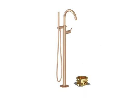 Espirit padlón álló kádcsaptelep szettel ES 080.60RGB.RB07G, rose gold