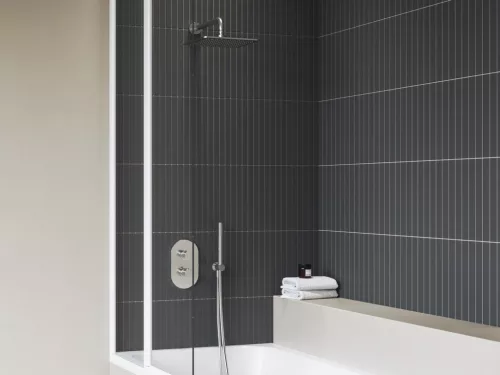 Esőztető szögletes fejzuhany, 250x250 mm 986.00CR, króm