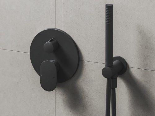 Spring 2-utas falba süllyesztett csaptelep test nélkül matt fekete SG 065.20BLM.O2.RB072