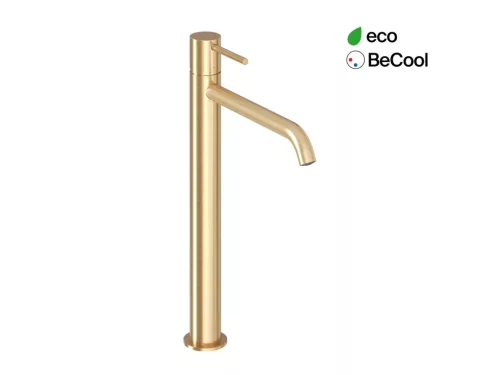 Espirit álló mosdócsaptelep BeCool 340 mm leeresztő nélkül ES 015.61GLB, gold