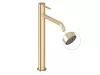 Espirit álló mosdócsaptelep BeCool 340 mm leeresztő nélkül ES 015.61GLB, gold