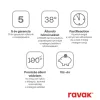 Spring termosztátos 3-utas csaptelep, alaptest nélkül SG 067.10WHM.O3.RB071, matt fehér