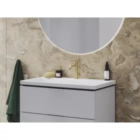   Espirit álló mosdócsaptelep 190 mm leeresztő nélkül ES 012.60GLB, gold
