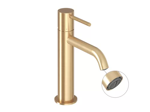 Espirit álló mosdócsaptelep 190 mm leeresztő nélkül ES 012.60GLB, gold
