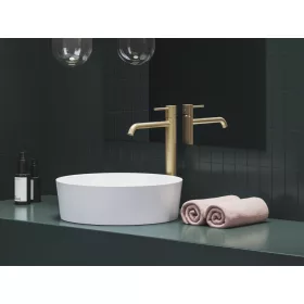   Espirit álló mosdócsaptelep 340 mm leeresztő nélkül ES 015.60GLB, gold