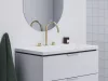 Espirit álló mosdócsaptelep, 3 furatos 270 mm leeresztő nélkül ES 018.60GLB, gold