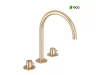 Espirit álló mosdócsaptelep, 3 furatos 270 mm leeresztő nélkül ES 018.60GLB, gold